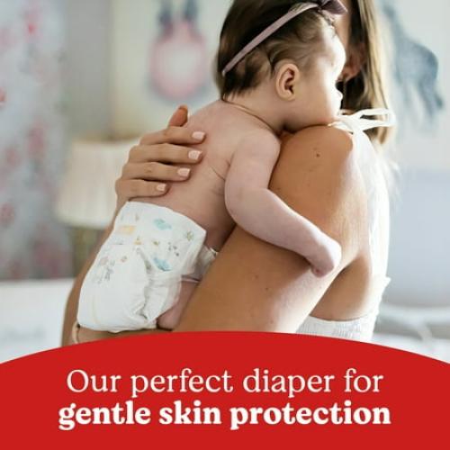 Huggies Little Snugglers Baby Diapers, Size Newborn (up to 10 lbs), 84 Count (Select for More)