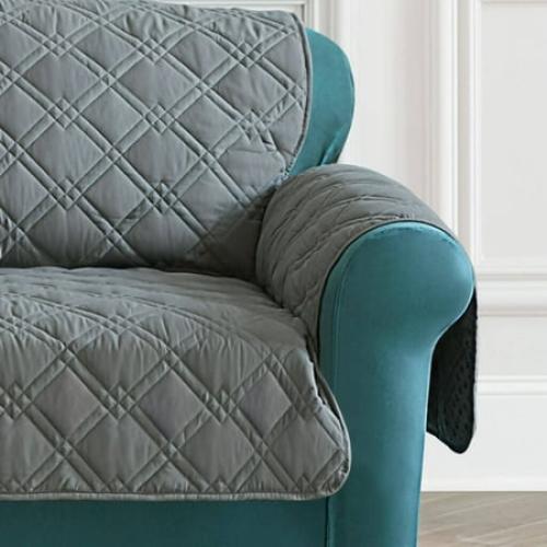 SureFit Pet Protector Sofa Furniture Cover in Gray