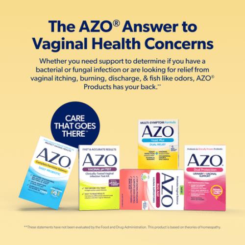 AZO Vaginal pH Test Kit, Clinically-Tested Vaginal Infection Test Kit, FSA/HSA Eligible, 2 Count