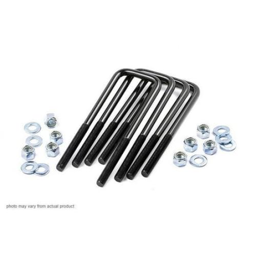 Rough Country 9/16 Square Suspension U-Bolts | 9/16 x 2.5 x 15.5 - 7656