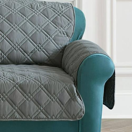SureFit Pet Protector Sofa Furniture Cover in Chocolate