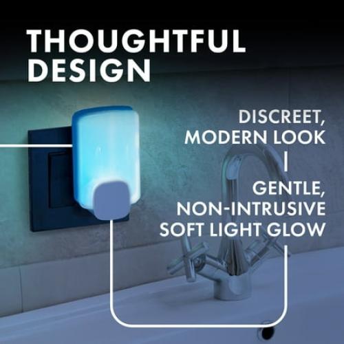 STEM Light Trap, Attracts and Traps Flying Insects, Emits Soft Blue Light, [Includes Starter Kit with 1 Light Trap and 3 Cartridges]