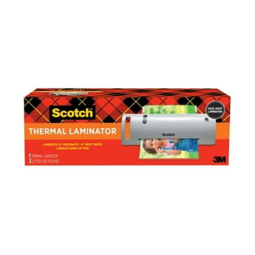 Scotch Thermal Laminator Plus 2 Letter Size Pouches (TL902)