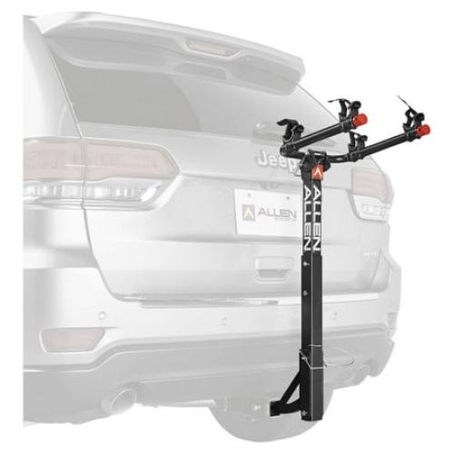 Allen Sports Deluxe 2-Bicycle Hitch Mounted Bike Carrier, Model 522RR, Black
