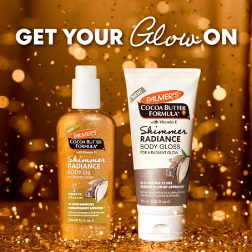 5.1oz Palmer's Cocoa Butter Formula Shimmer Body Oil with Vitamin E, 5.1 oz.,