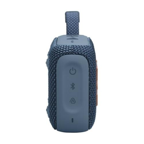 JBL Go 4 Ultra-Portable Waterproof Bluetooth Speaker, Blue