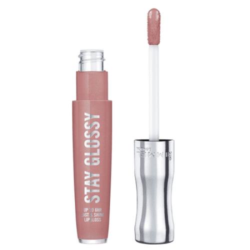 Rimmel Stay Glossy Lip Gloss, Blushing Belgraves, 0.18 oz