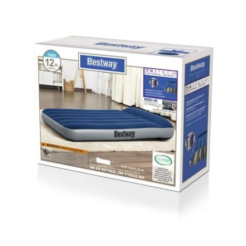 Bestway 12 Tritech Twin Air Mattress with Built-in Pump