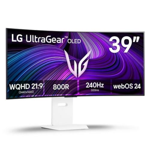 LG 39 Inch UltraGear OLED WQHD 240Hz 0.03ms G-Sync Curved Gaming Monitor