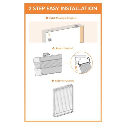 Home Decorators Collection Shadow White Cordless Blackout Cellular Shades for Windows - 31 in. W x 48 in. L (Actual Size 30.75 in. W x 48 in. L)