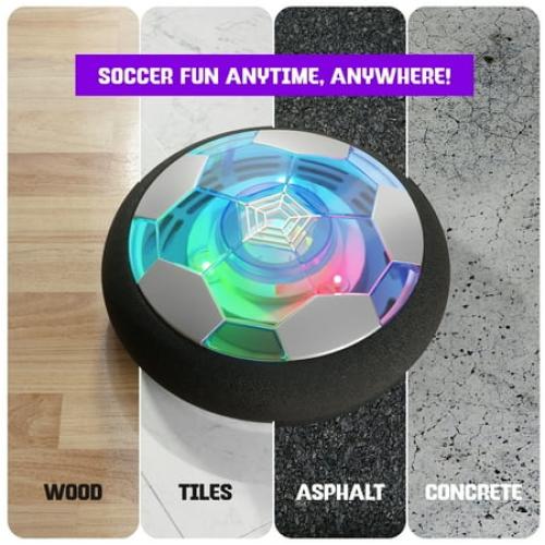 Hover Soccer Ball for Kids - Boy Birthday Gifts - Indoor Toy Games Gift for Boys Age 6, 7, 8, 9, 10, 11, 12 Year Old - Light-Up Toys Game for Kid - 6-8, 8-12 - Gifts for 8 Year Old Boy