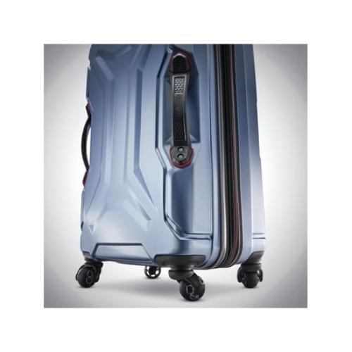 American Tourister Cargo Max 28 Hardside Large Checked Spinner Luggage Single Piece - Slate Blue *SMALL DENT ON TOP LEFT*
