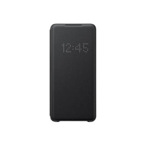 Samsung LED Wallet Cover EF-NG985 - Flip cover for cell phone - black - for Galaxy S20 , S20  5G