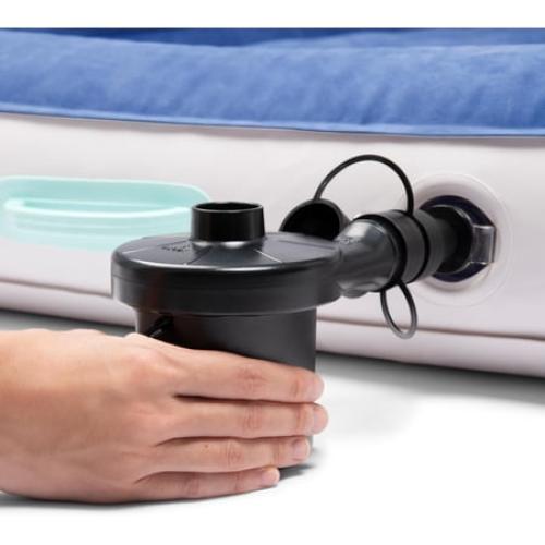 SoundAsleep Dream Series Kids Air Mattress with High Speed External Pump - Extra Tall Safety Bumpers - Portable, Toddler Blow up Bed for Kids - Inflatable Toddler Air Mattress for Home and Camping