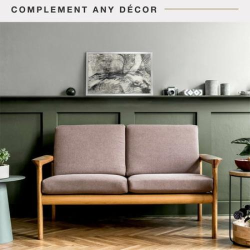 MCS Foundation 16x24 Poster Frame Traditional Brass, Vertical & Horizontal Wall Hanging Large Picture Frame for Photos, Posters & Art Prints (1-Pack)