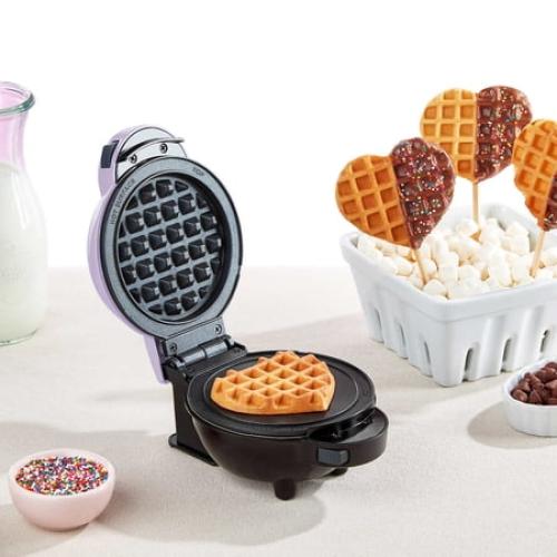 Dash Multi-Plate Mini Waffle Maker with Removable Plates (Spring Edition)