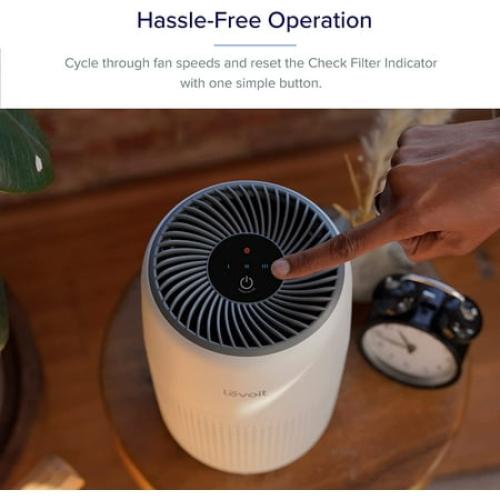 Levoit Desktop HEPA Air Purifier with Aroma for Bedroom & Office (178 Sq. Ft), Core Mini, White