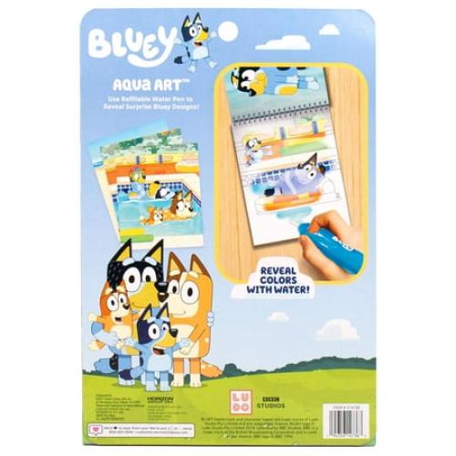 Bluey Aqua Art Pad, 8 Pages, Child, Ages 3