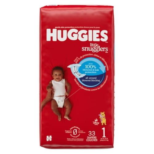 Huggies Little Snugglers Baby Diapers, Size 1 (8-14 lbs), 198 Ct (Select for More)