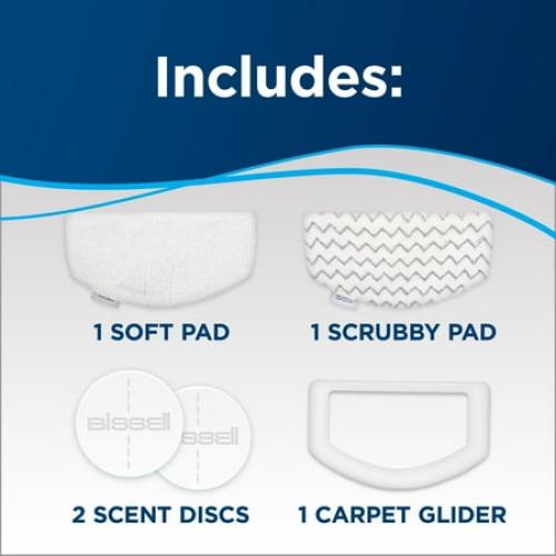 Bissell Power Fresh Steam Mop, Floor Steamer, Tile Cleaner, and Hard Wood Floor Cleaner, Blue Powerfresh