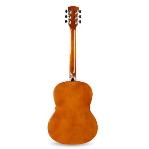 RockJam Natural Dreadnought Acoustic Guitar with Guitar Bag