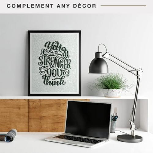 MCS Foundation 16x24 Poster Frame Traditional Brass, Vertical & Horizontal Wall Hanging Large Picture Frame for Photos, Posters & Art Prints (1-Pack)