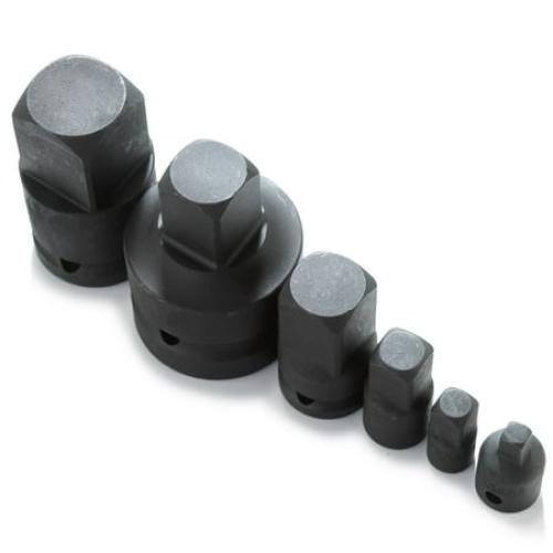 Sizes 1/4”, 3/8”, 1/2, 3/4”, 1 NEIKO 30223A 8 PC Impact Socket Adapter Set, Standard SAE, Cr-V Steel, Impact Driver & Wrench Conversion Kit, Locking Impact Socket Adapters & Reducer Set, Ball Detent, 1/4”, 3/8”, 1/2, 3/4”, 1”