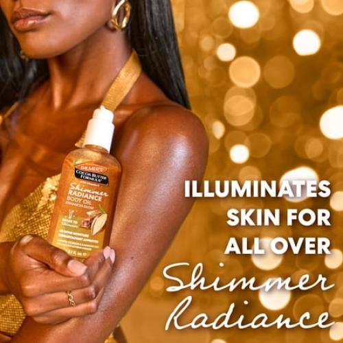 5.1oz Palmer's Cocoa Butter Formula Shimmer Body Oil with Vitamin E, 5.1 oz.,