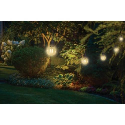 Better Homes & Gardens 24ft LED Globe String Lights, 12 Bulbs, Indoor/Outdoor, Warm White, 1 Count