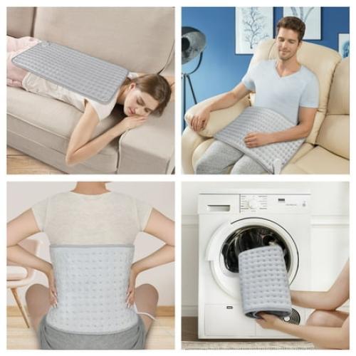 Equate XL Electric Heating Pad, 6 Heat Settings with Auto Shut off, 12 x 24 in