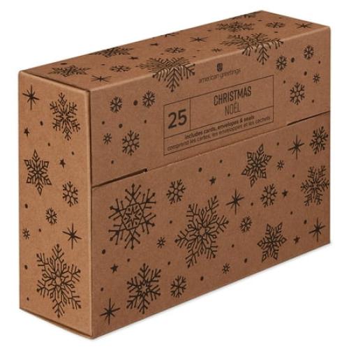 American Greetings Religious Christmas Cards with Envelopes, Bright Winter Designs (25-Count)