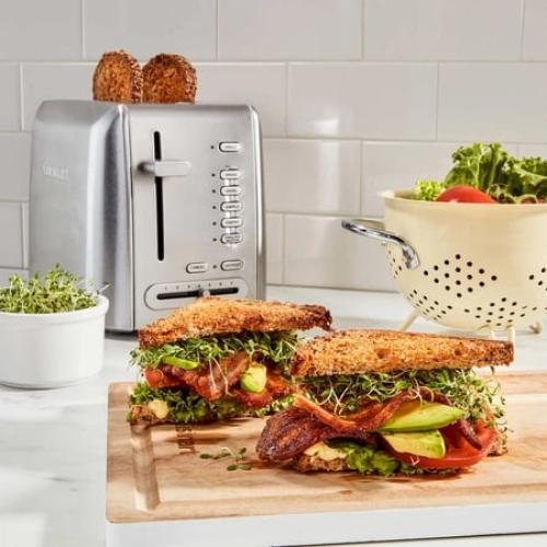 Cuisinart 2 Slice Toaster, Black With Dual control panel