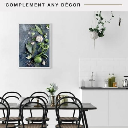 MCS Foundation 16x24 Poster Frame Traditional Brass, Vertical & Horizontal Wall Hanging Large Picture Frame for Photos, Posters & Art Prints (1-Pack)