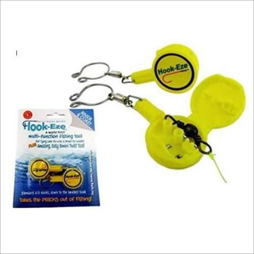 Hook-Eze Twin Pack, Yellow Fishing Hook, 1 Size