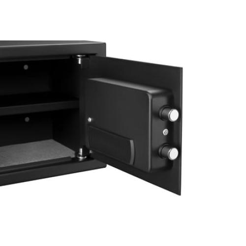 Pen   Gear Safes Model 44E20 with Electronic Lock, Backup Key, 1 Shelf, Black