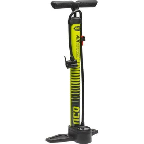 Bell Sports Air Attack 650 High-Volume Bicycle Floor Pump with Gauge, Yellow
