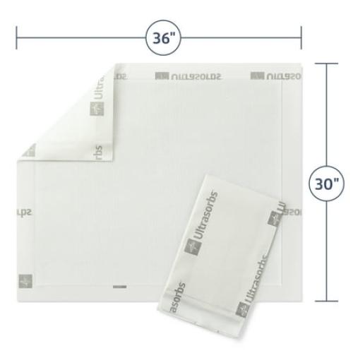 Medline Extrasorbs Premium Bed Pads, 30 x 36, 25 Count, Disposable Incontinence Underpads