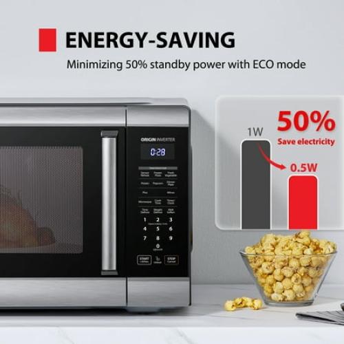 Toshiba 2.2 cu. ft. 24.4'' Microwave Oven in Stainless Steel