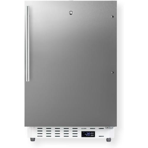 ADA305AFSSHV 20 Wide Built-In Healthcare All-Freezer; ADA-compliant; Open Door Alarm; 2.47 cu.ft Capacity; Magnetic Door Gasket; Hospital-grade Cord With Green Dot Plug