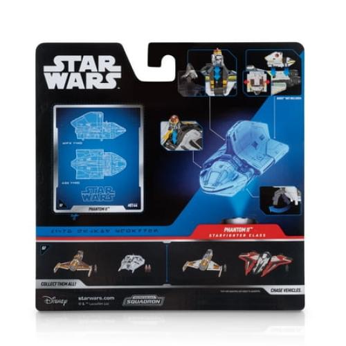 STAR WARS Micro Galaxy Squadron Phantom II - 5 inch Vehicle with Two 1 inch Micro Figure Accessories