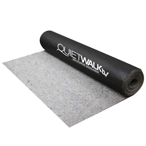 QuietWalk Sound Absorption and Vapor Barrier 100 Sq. Premium 3 Milli-m Flooring Underlayment (Roll)