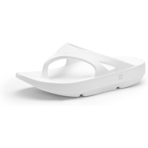 Dream Paris women's white foam flip flops size 6