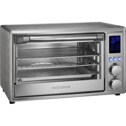 Insignia™ - 6-Slice Toaster Oven with Air Frying - Stainless