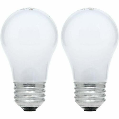 Sylvania Soft White Incandescent A15 Bulb, Medium Base | 15 Watts/120 Volts | 2-