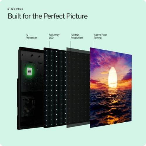 VIZIO 24 Class D-Series FHD LED Smart TV for Gaming and Streaming, Bluetooth Headphone Capable (Online Only) D24fM-K01