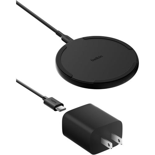 Belkin 15W Qi Charging Pad - Black: Compatible with iPhone & Galaxy Models