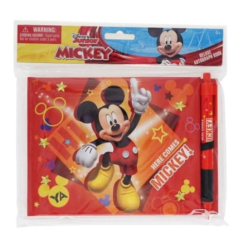 Disney Mickey and Friends Deluxe Autograph Book with Pen