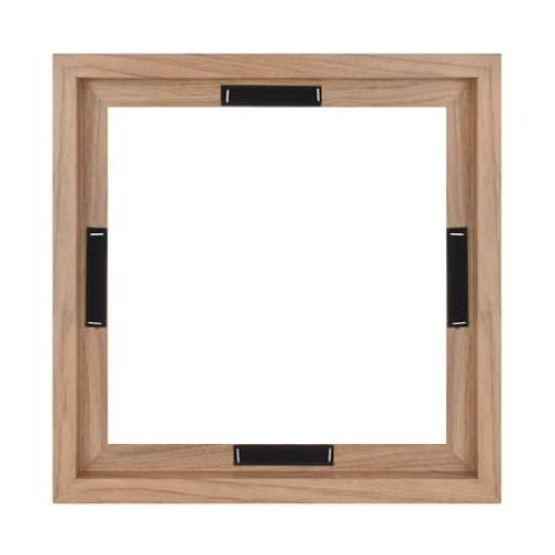 MCS Canvas Float Frames 16x20 Frame, Black Frame for Finished Canvases, Vertical & Horizontal Wall Hanging Large Frame with Adhesive for Canvas Paintings (1-Pack)