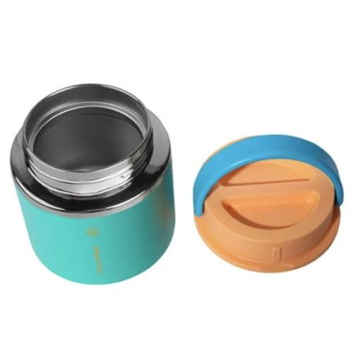 Thermoflask 20 oz Insulated Food Jar, 2-Pack, Pink and Blue, Hot 12 Hours Cold 24 Hours (Blue and Green)