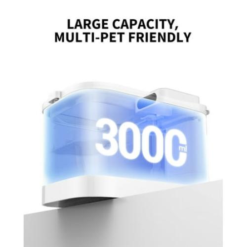 PETKIT EVERSWEET MAX Cordless Cat Water Fountain, 105 fl oz/3L Automatic Pet Water Dispenser for Cats, Dogs - Includes Replacement Filters